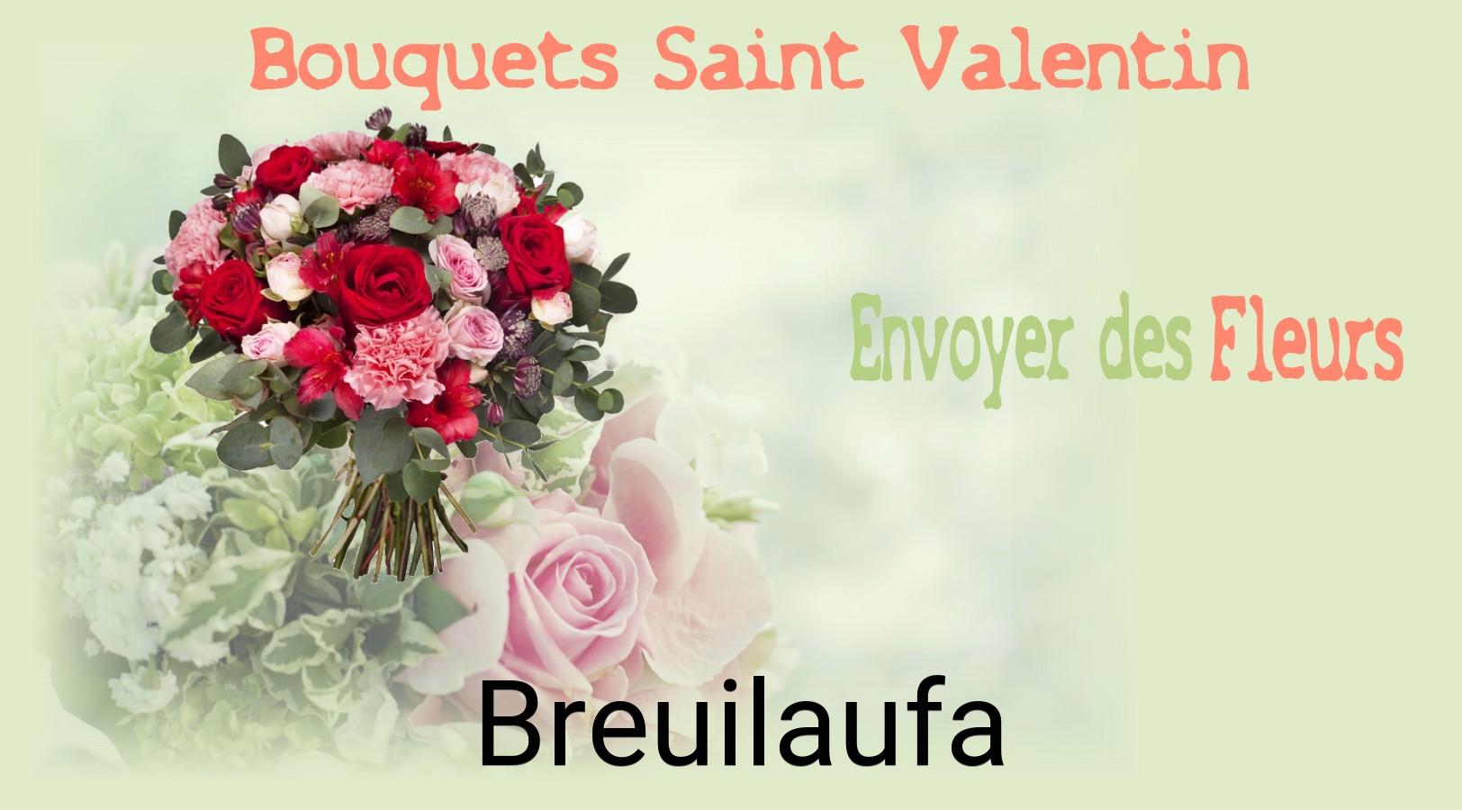 Roses de Saint-Valentin livrées à Breuilaufa